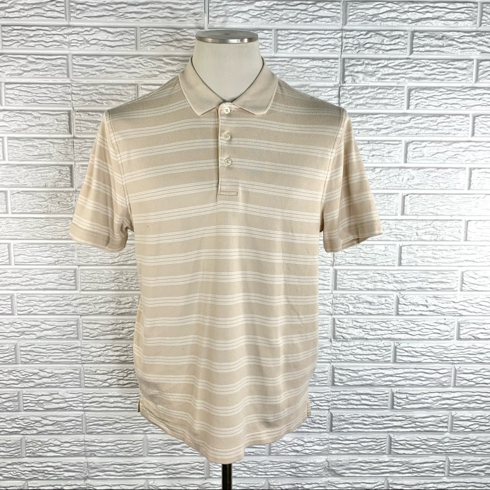Kenneth Roberts Mens Striped Polo Shirt